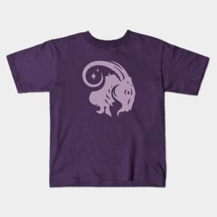 Vintage Capricorn Zodiac Symbol // Proud Capricorn Horoscope Sign Astrology Kids T-Shirt